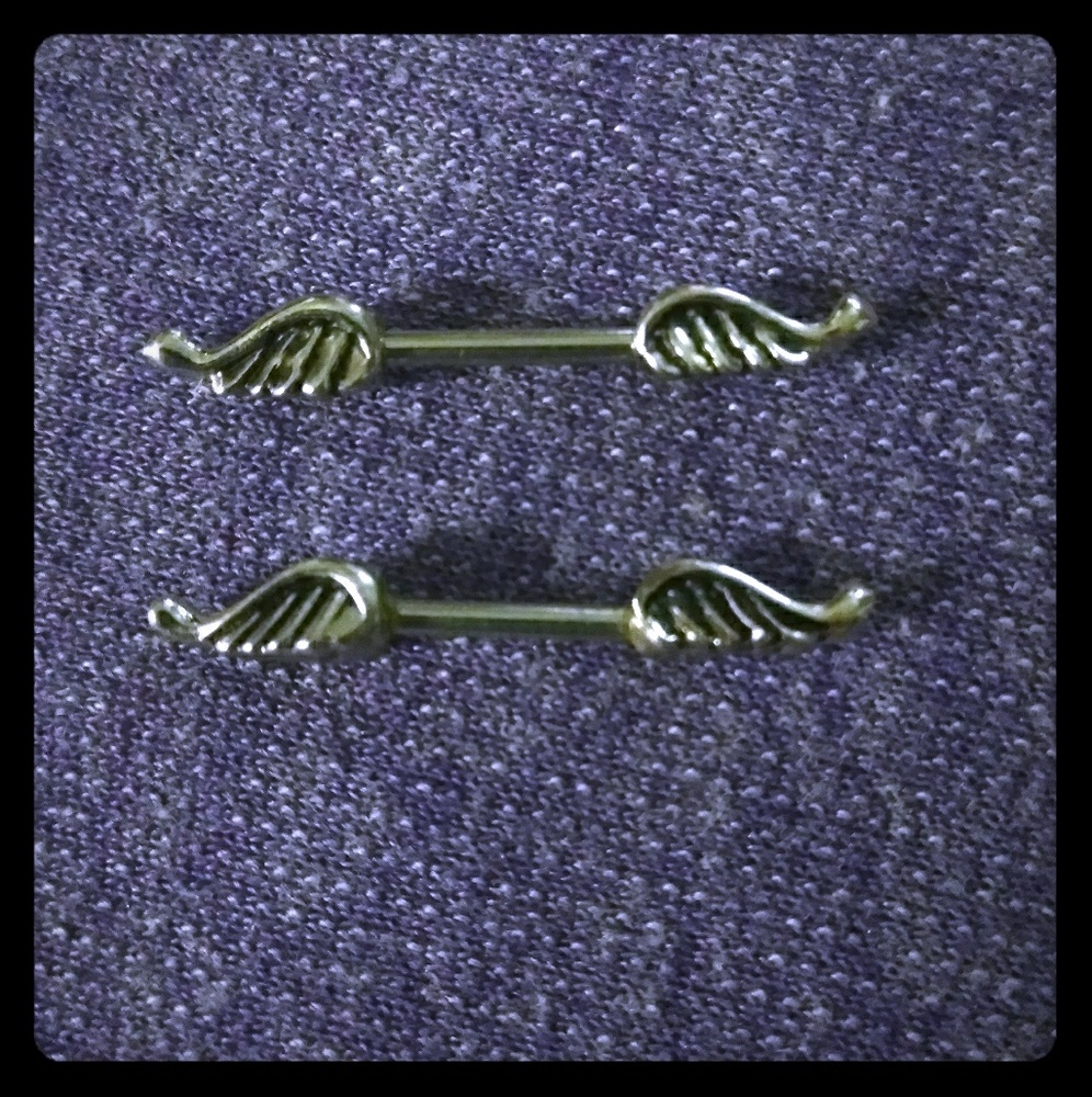 14g Angel Wing Intimate Jewelry
